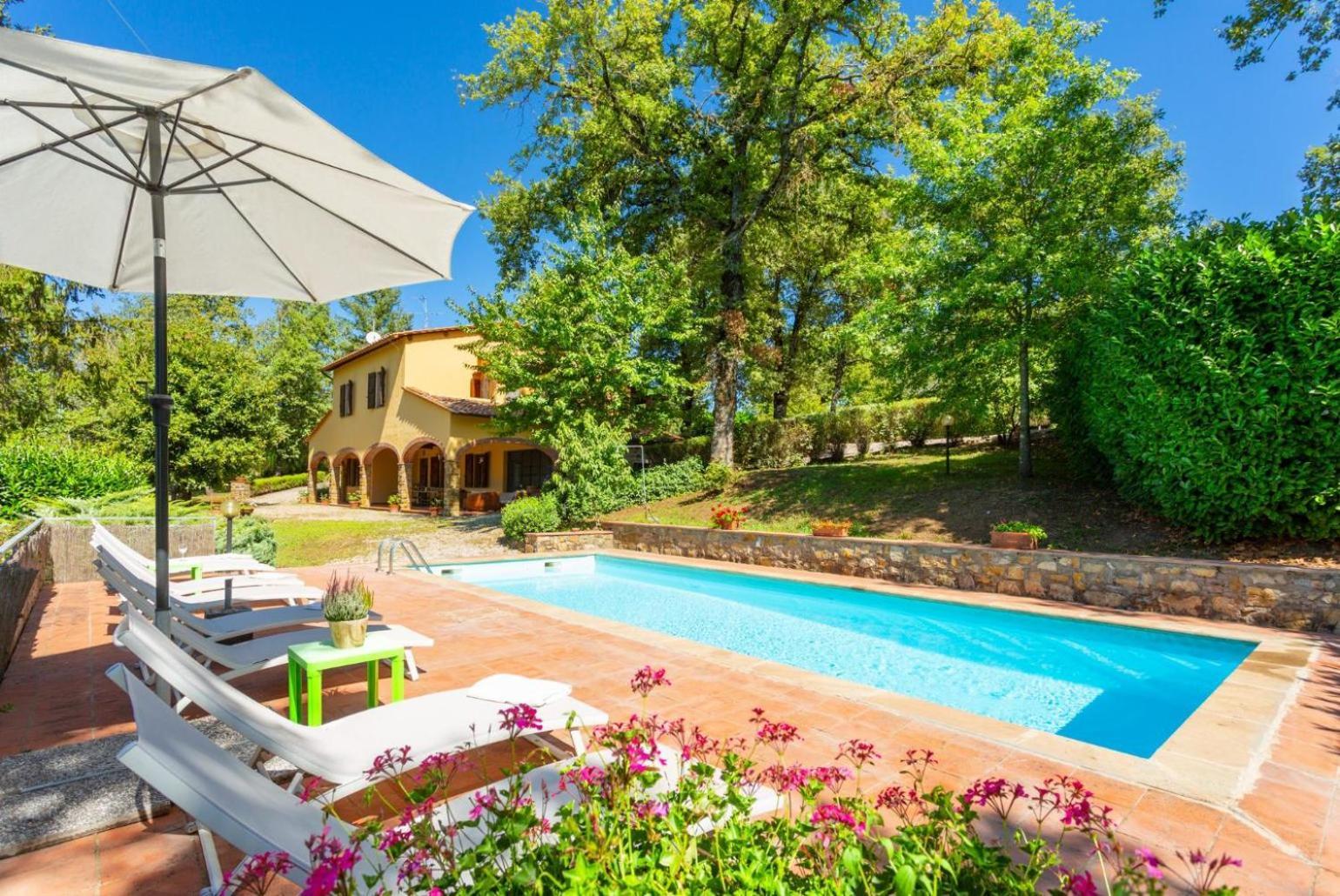 Villa Casa Al Sole Сиена Экстерьер фото